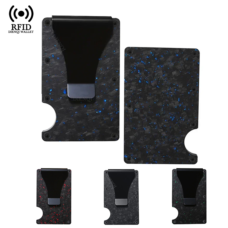 Edc Concealed Carry - Men's RFID Blocking Wallet Metal Card