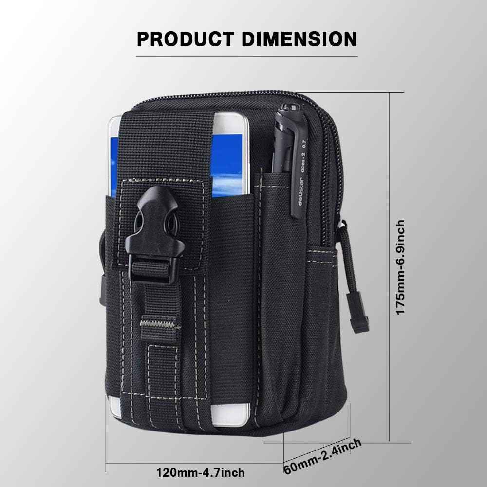 Tactical Molle Belt Pouch Mili - огляд і ціна Edc Deep Carry