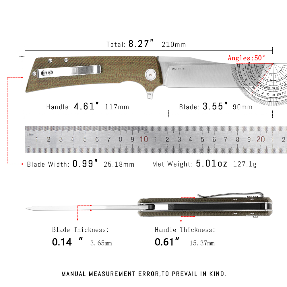Shooziz XUN112 EDC Folding Kni - огляд і ціна Edc Carry For Men
