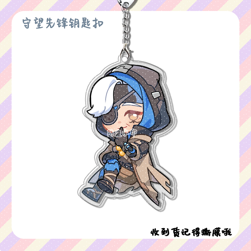 4pcs Anime Game Overwatch  Col - огляд і ціна Carabiner Keychain