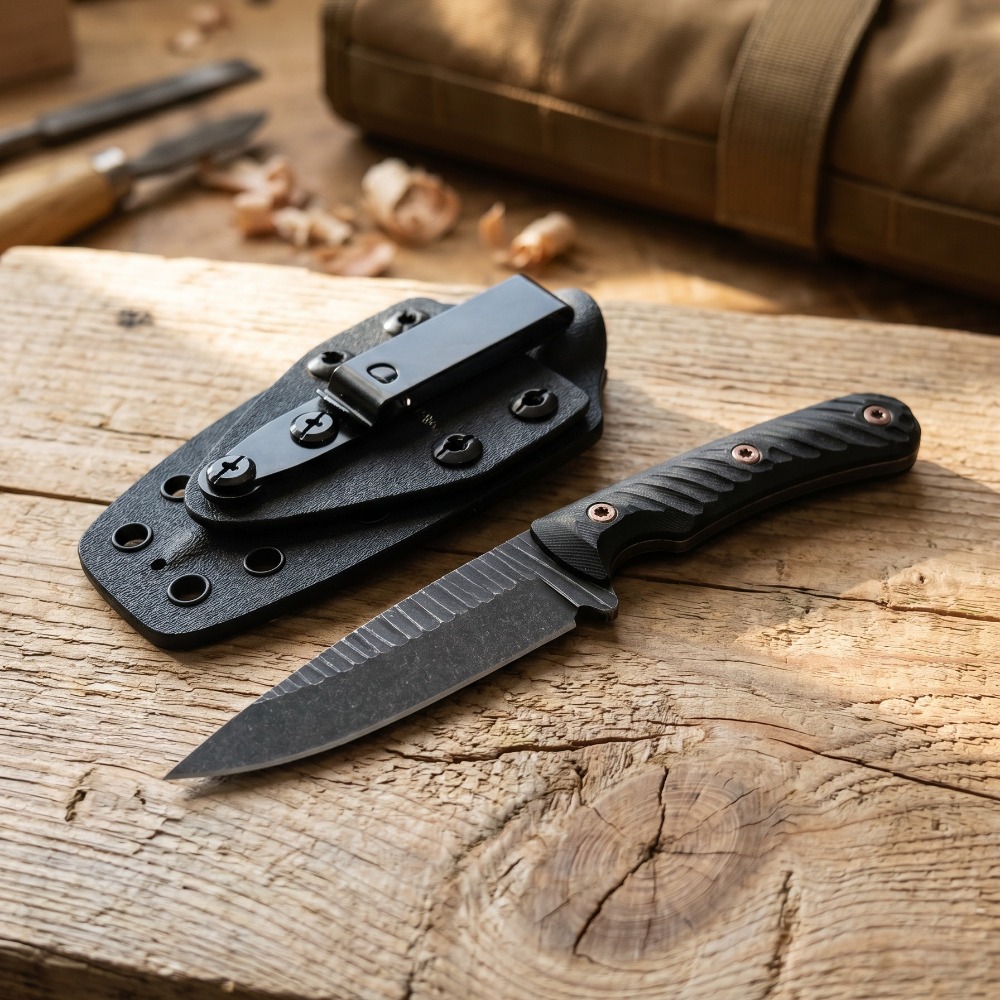 Full Tang Bushcraft Knife D2 B - огляд і ціна Edc Carry Fixed Blade Knife