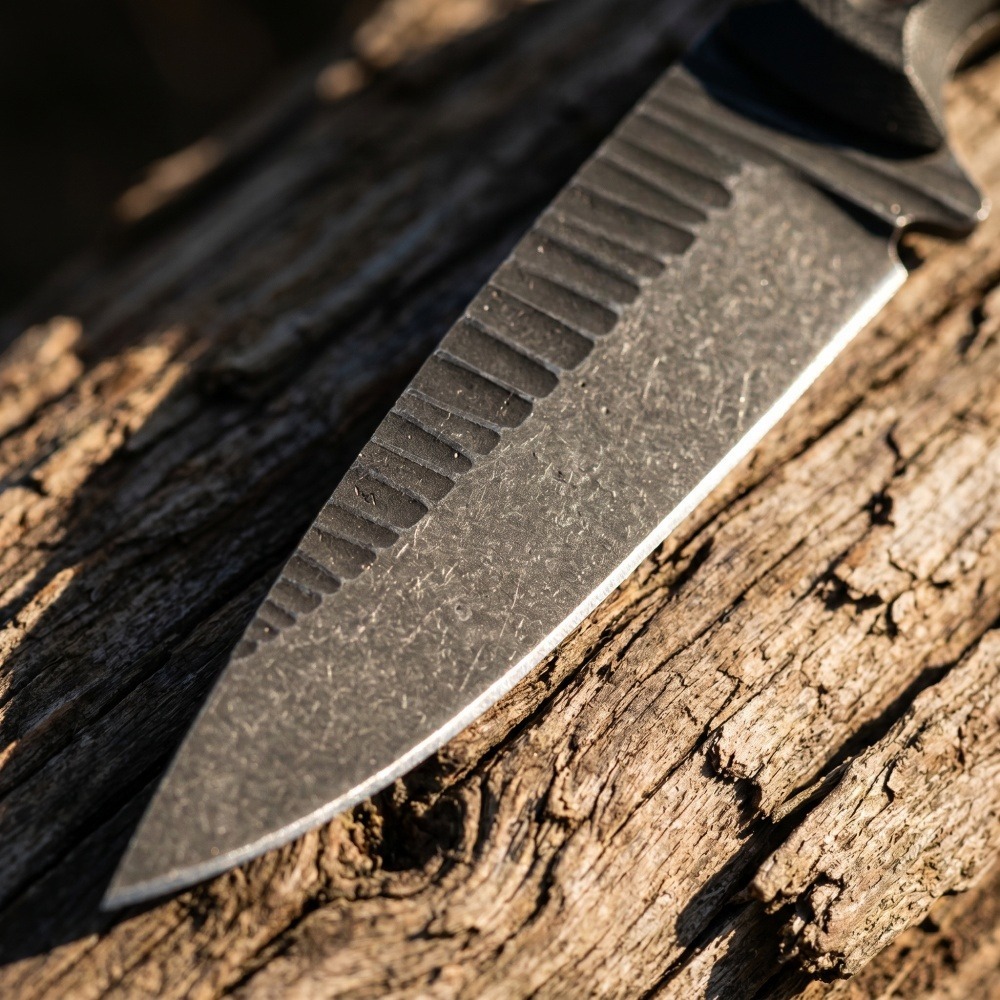 Full Tang Bushcraft Knife D2 B - огляд і ціна Edc Carry Fixed Blade Knife