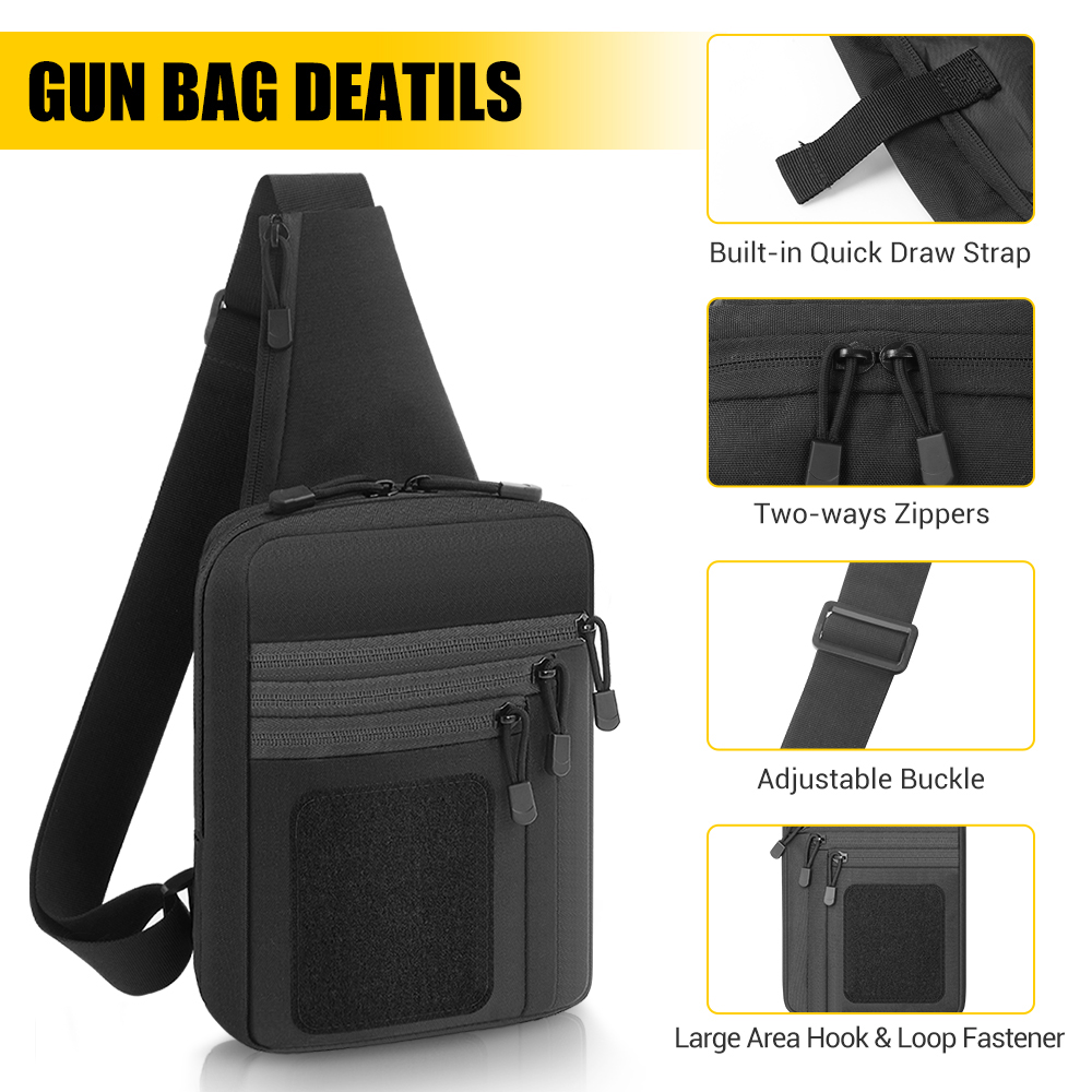 Tactical Pistol Gun Bag Concea - огляд і ціна Edc Concealed Carry