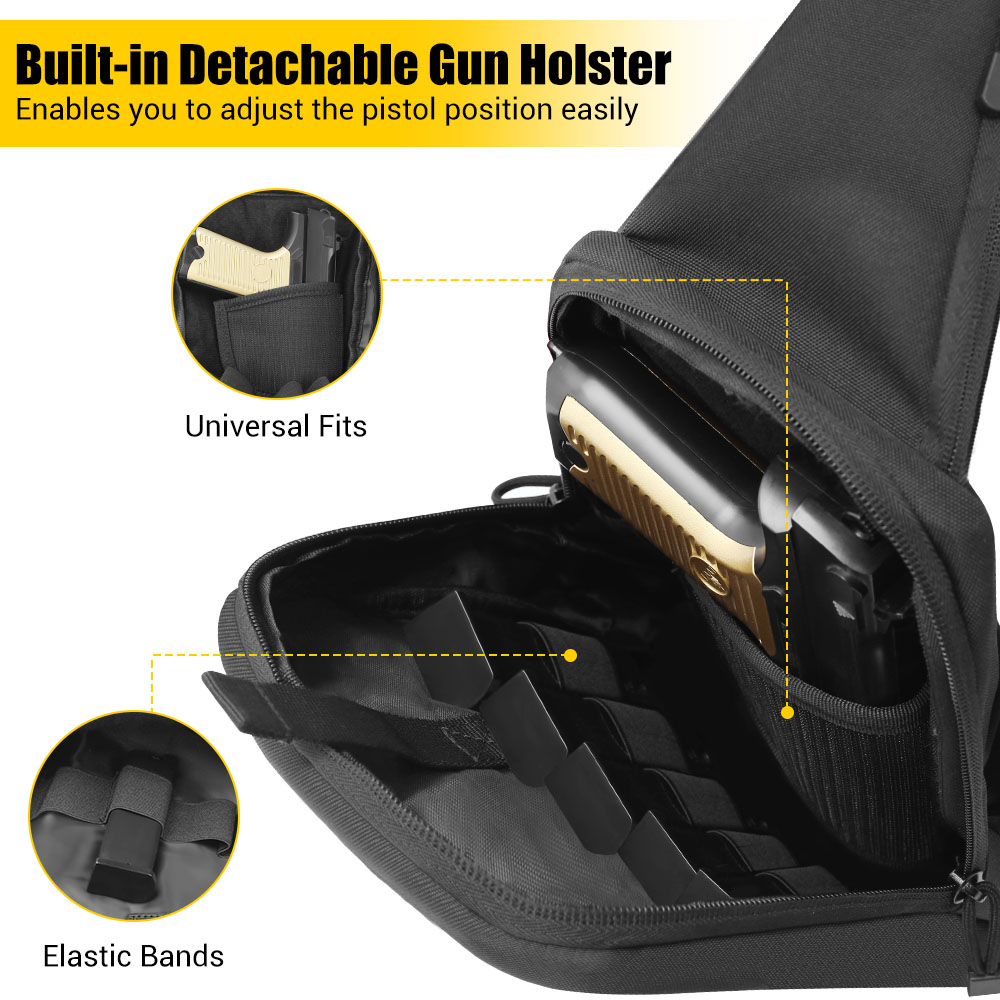 Tactical Pistol Gun Bag Concea - огляд і ціна Edc Concealed Carry
