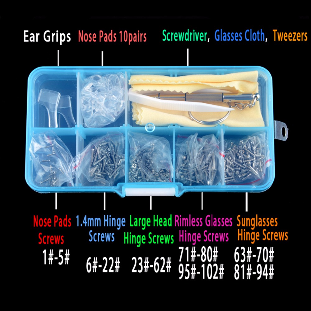 500 Eyeglasses Repair Kit Tool - огляд і ціна Micro Screwdriver Kit