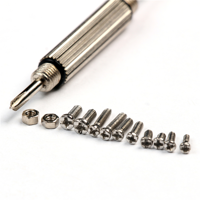 1000Pcs/lot M1-M1.6 Stainless  - огляд і ціна Micro Screwdriver Kit