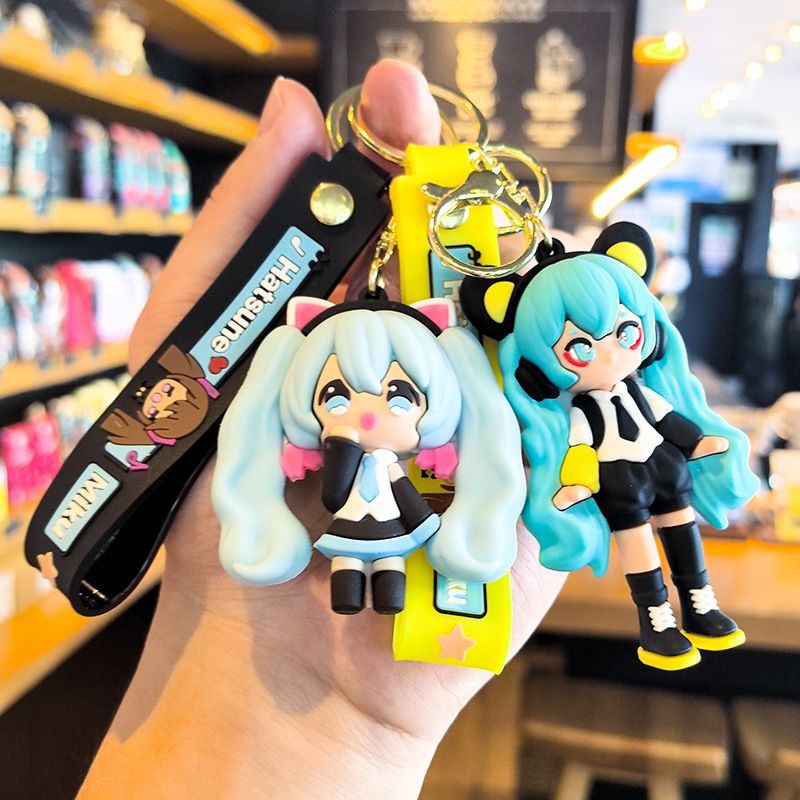 Hatsune Miku Keychain Cartoon  - огляд і ціна Carabiner Keychain