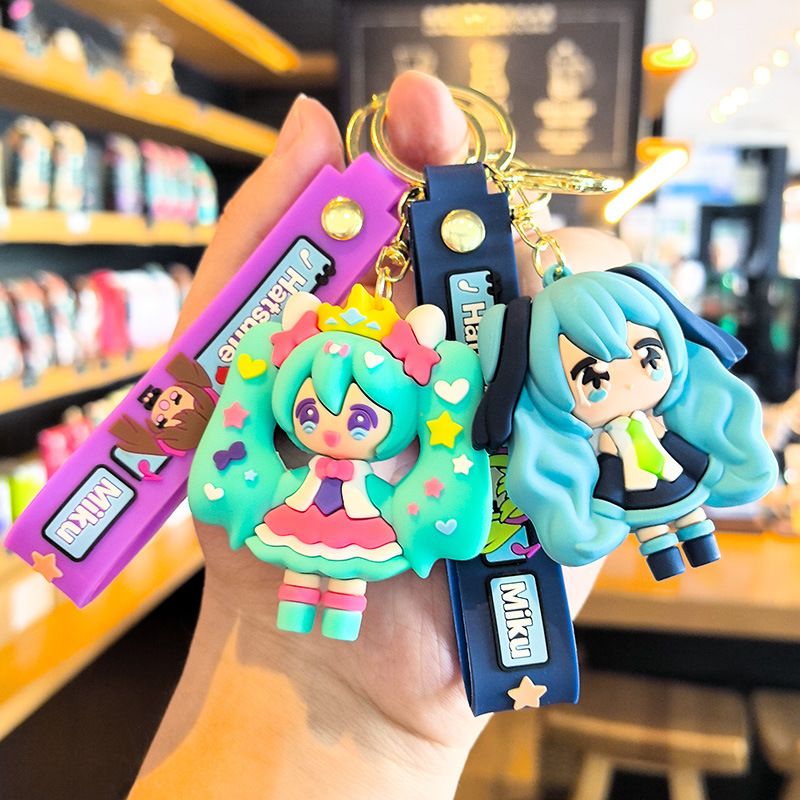Hatsune Miku Keychain Cartoon  - огляд і ціна Carabiner Keychain