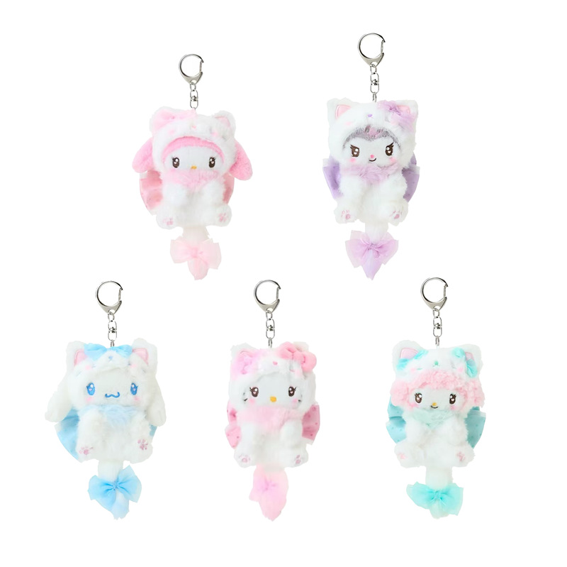 Hello Kitty Cream Cat Bowknot  - огляд і ціна Carabiner Keychain
