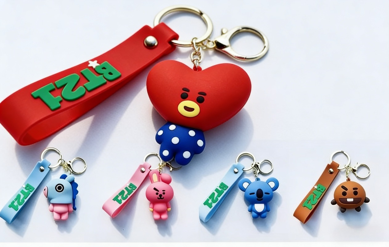 New BT21 Koya RJ Shooky Cooky  - огляд і ціна Carabiner Keychain