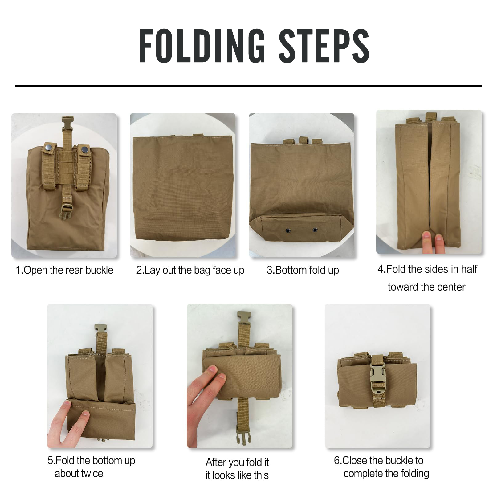 New Molle Folding Dump Drop Ma - огляд і ціна Edc Carry Holster