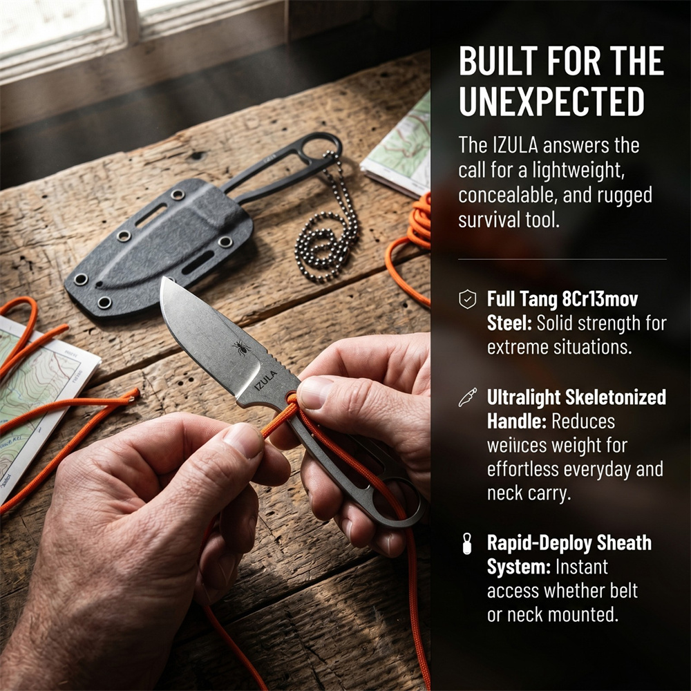 Daily Carry Full Tang Fixed Bl - огляд і ціна Edc Carry Fixed Blade Knife