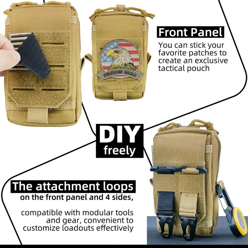 Tactical MOLLE EDC Utility Wai - огляд і ціна Edc Carry Holster