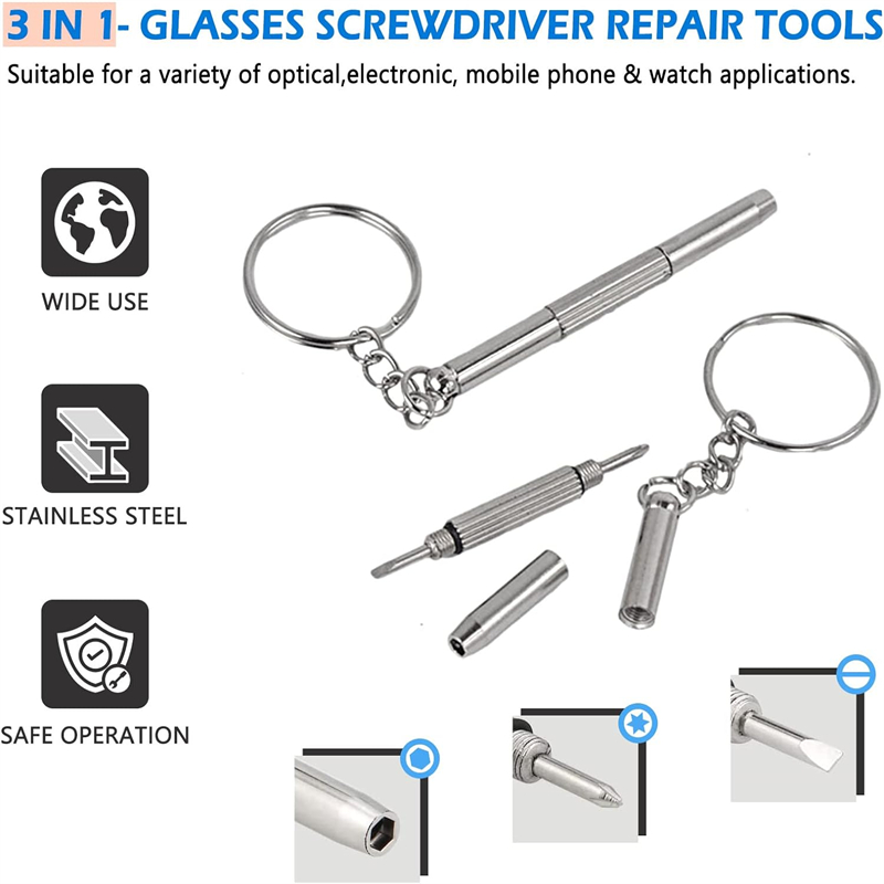 Mini Hand Glasses Screwdrivers - огляд і ціна Micro Screwdriver Kit